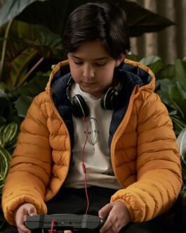 Station Eleven Julian Obradors Puffer Yellow Hoodie
