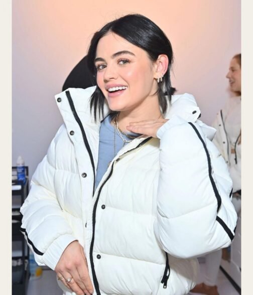 Lucy Hale Alo’s Winter House Hooded Jacket - Image 7