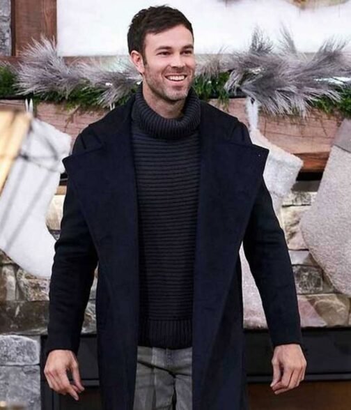 Dominick Whelton 12 Dates of Christmas Wool Trench Coat
