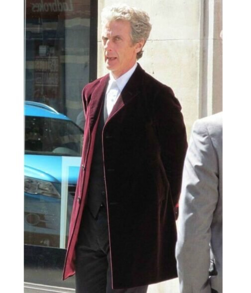 Peter Capaldi Twelfth Doctor Red Coat - Image 5