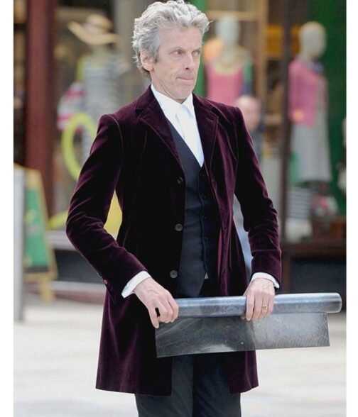 Peter Capaldi Twelfth Doctor Red Coat - Image 10