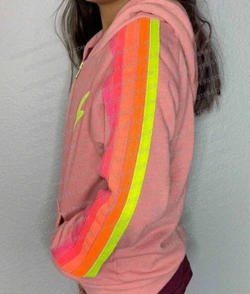 Frankie Mcnellis 13 The Musical Fleece Pink Hoodie - Image 7