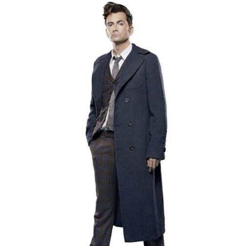 Fourteenth Doctor Who Wool Trench Coat - Image 22