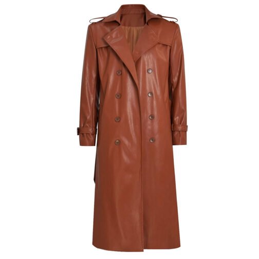 Doctor Who Fifteenth Doctor Leather Coat - Image 4