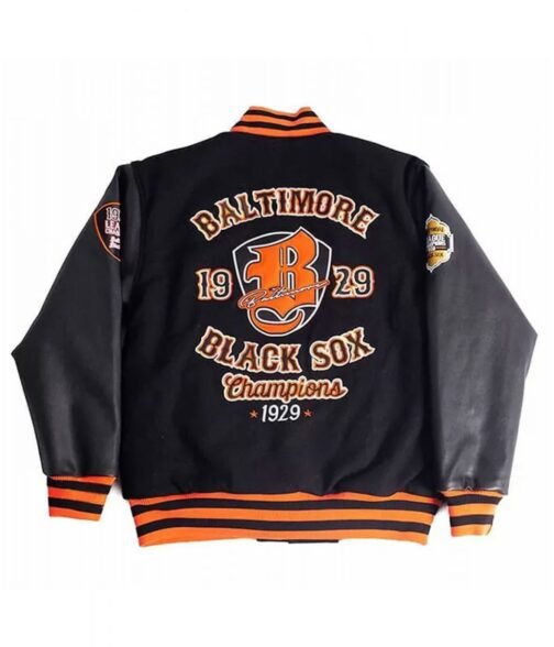 Baltimore Black Sox 1929 Baseball Varsity Jacket - Image 2