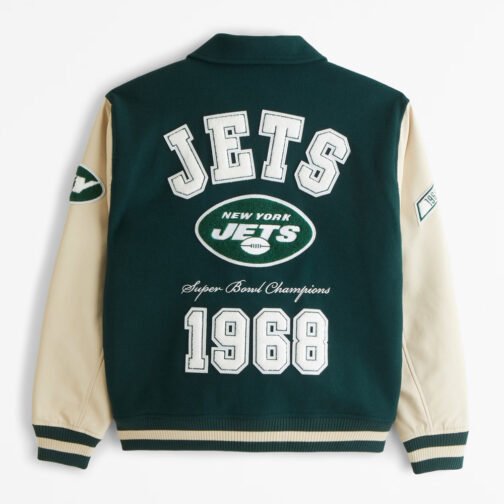 1968 Super Bowl Champions NY Jets Varsity Jacket - Image 2