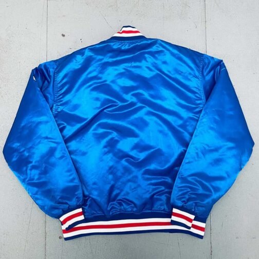 1980’s Chicago Cubs Blue Bomber Jacket - Image 2