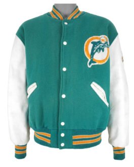 Miami Dolphins 1980s Varsity Jacket