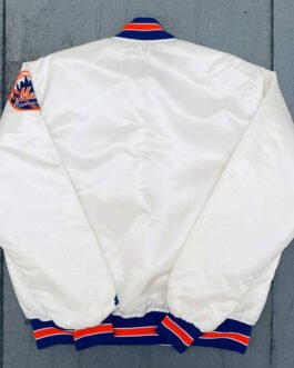 1980’s NY Mets White Bomber Jacket