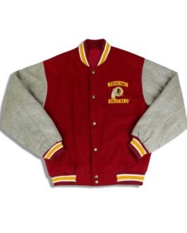 Team Collection 1980’s Washington Redskins Logo Varsity Jacket