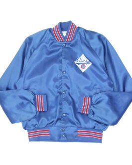 Chicago Cubs 1990’s Bomber Blue Jacket