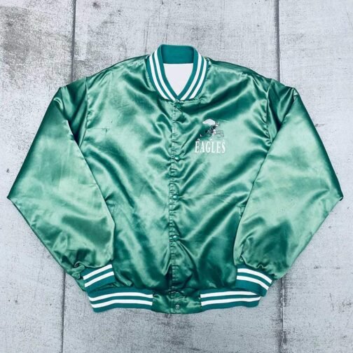 Philadelphia Eagles 1990’s Spellout Bomber Jacket