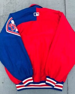 1990’s Philadelphia Phillies Coach’s Dugout Bomber Jacket