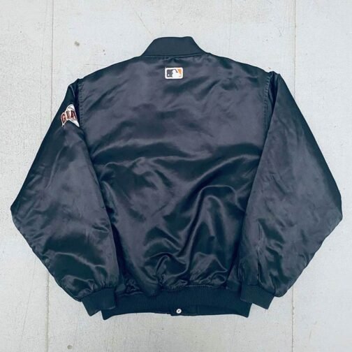 1990’s San Francisco Giants Script Spellout Bomber Jacket - Image 2