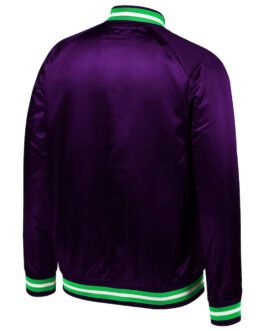 1995 NBA All-Star Game Lightweight Purple Satin Jacket