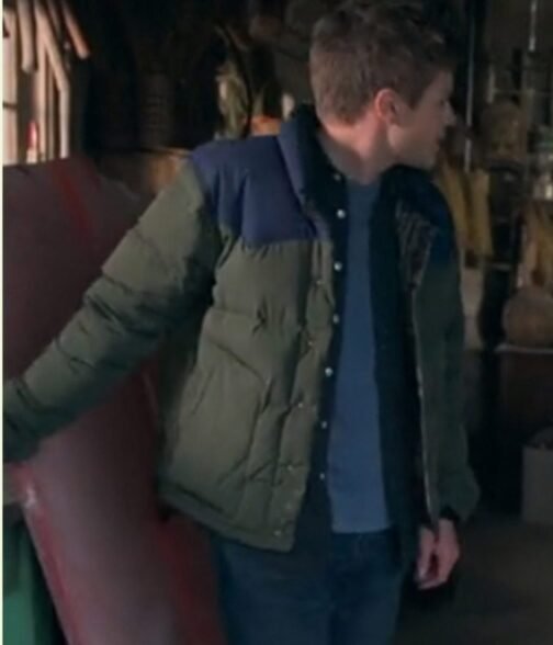 Locke and Key Season 02 Connor Jessup Green Puffer Jacket - Image 3