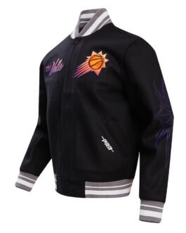 Phoenix Suns 2023/24 City Edition Black Varsity Jacket