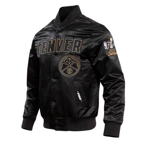 2023 Finals Champions Denver Nuggets Black Jacket - Image 3