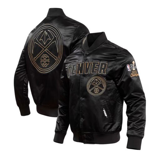 2023 Finals Champions Denver Nuggets Black Jacket - Image 5