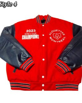 Grey Cup Champions 2023 Montreal Alouettes Varsity Jacket