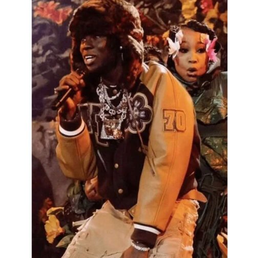 Rema 2024 Brit Awards Varsity Jacket - Image 2