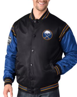 Buffalo Sabres 2024 Global Series Varsity Satin Jacket