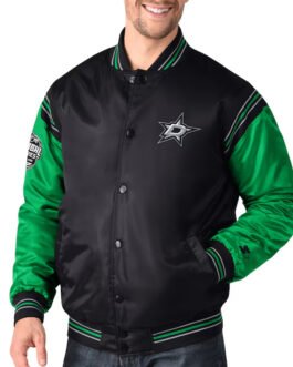 Dallas Stars 2024 Global Series Varsity Satin Jacket