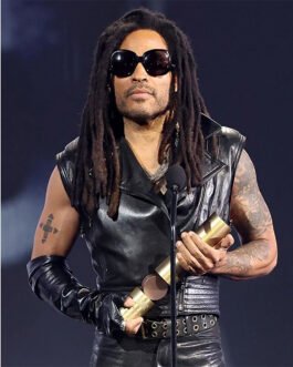Lenny Kravitz 2024 People’s Choice Awards Leather Vest