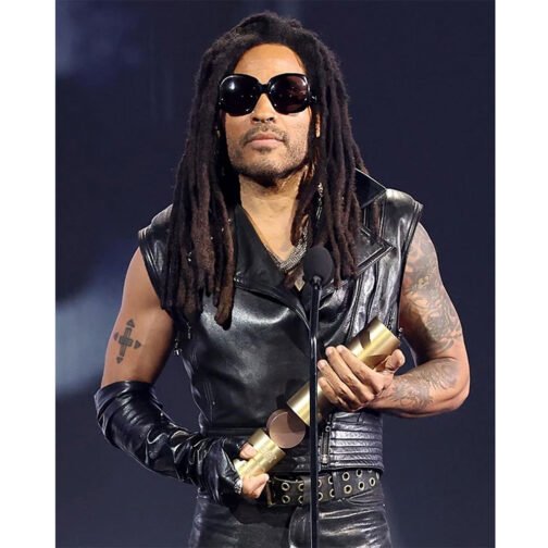 Lenny Kravitz 2024 People’s Choice Awards Leather Vest