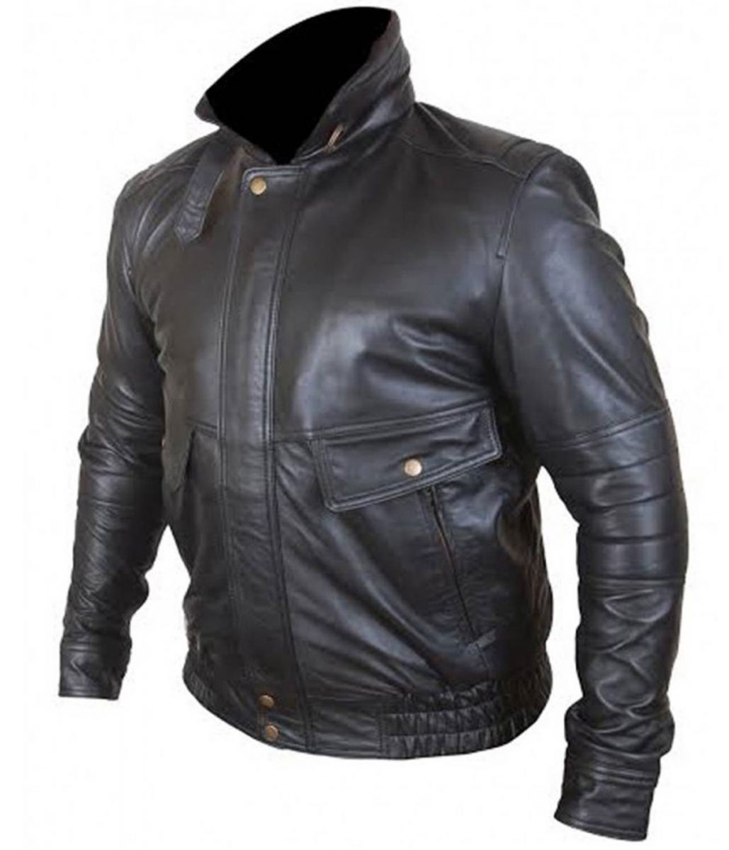 Johnny Depp Black Mass Leather Jacket - Image 4