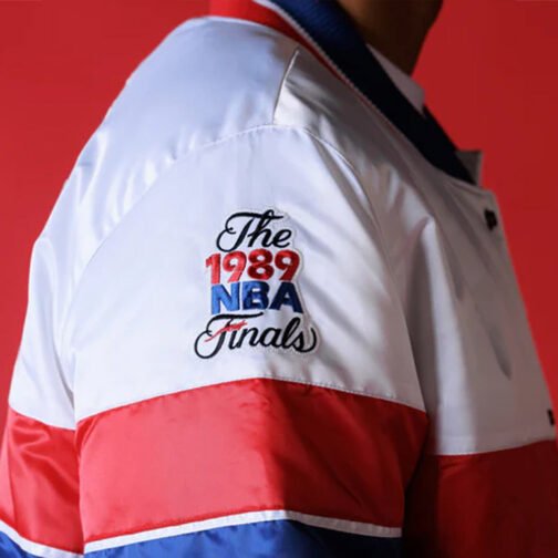 35th Anniversary Detroit Pistons White Jacket - Image 8
