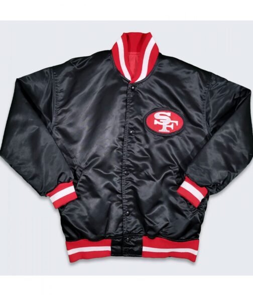 San Francisco 49ers 80s Satin Jacket - Image 3