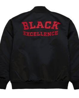 49ers Black Excellence Satin Jacket