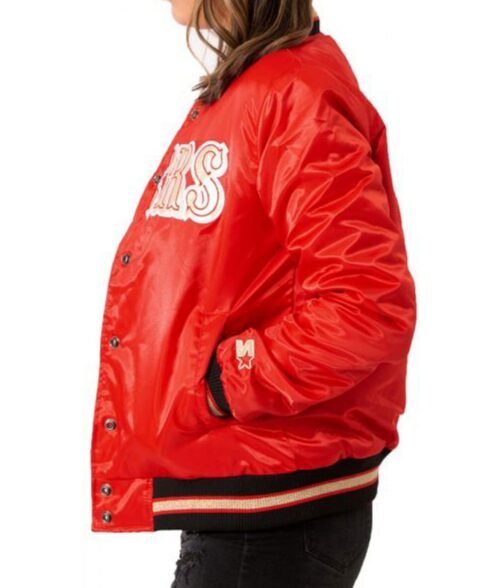 Starter SF 49ers Satin Jacket - Image 4
