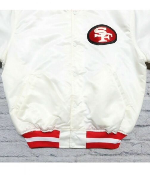 San Francisco 49ers 80s Satin Jacket - Image 12