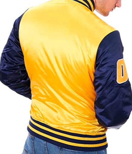 Varsity FUBU College Satin Jacket - Image 7