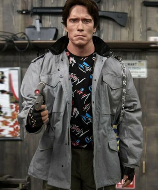 T-800 Terminator M-65 Field Cotton Jacket - Image 2