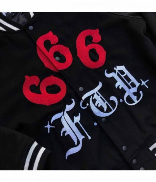 FTP Gino 666 Wool Letterman Jacket - Image 5