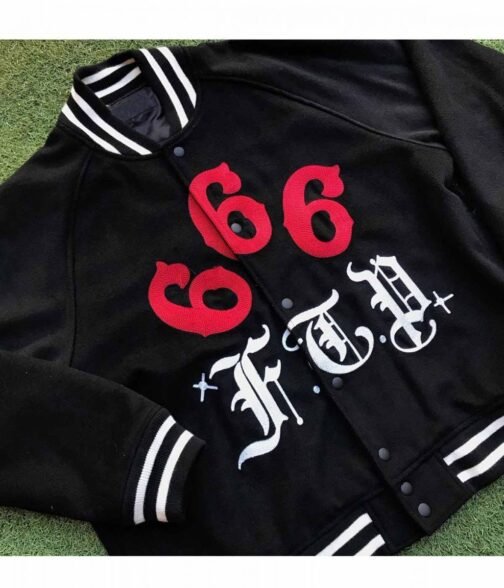 FTP Gino 666 Wool Letterman Jacket - Image 4