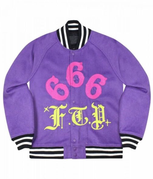 FTP Gino 666 Wool Letterman Jacket - Image 2