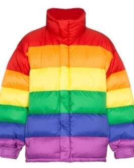 Gooba Rainbow Puffer Down Jacket
