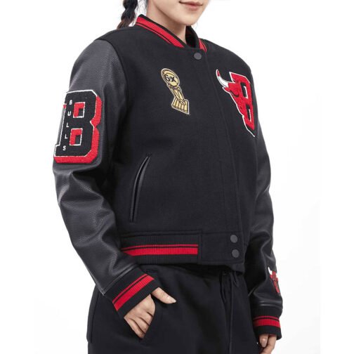 Chicago Bulls Mashup 6X Varsity Jacket - Image 3