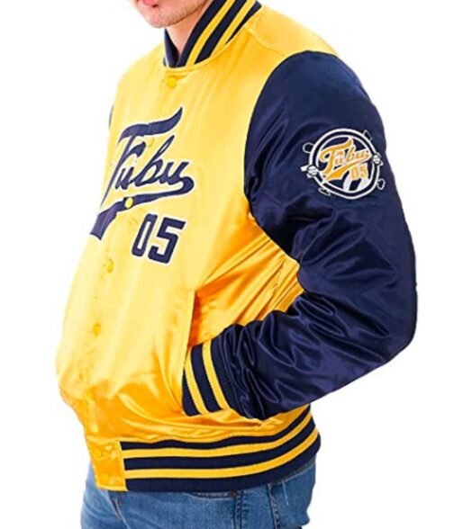 Varsity FUBU College Satin Jacket - Image 11