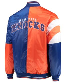 NY Knicks 75th Anniversary Leader Color Block Jacket