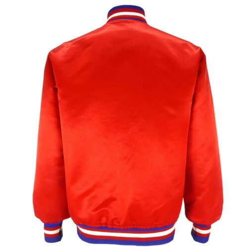 76ers Philadelphia Sixers Vintage Red Jacket - Image 4