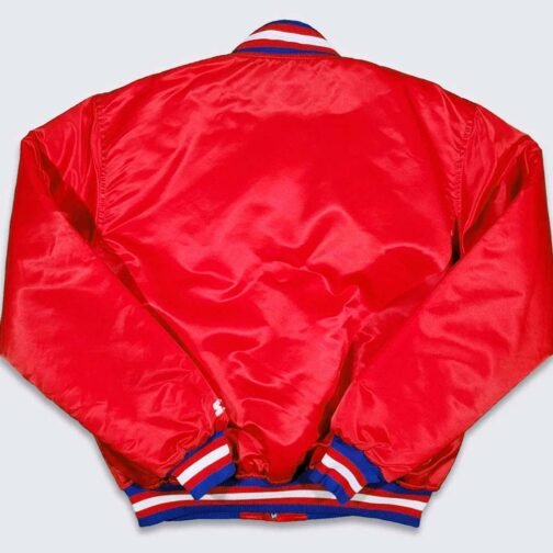 76ers Philadelphia Sixers Vintage Red Jacket - Image 3