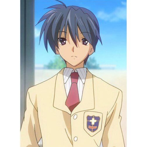 Tomoya Okazaki Clannad Off White High School Jacket - Image 6