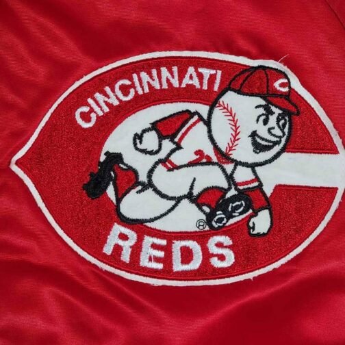 80’s Cincinnati Reds Bomber Jacket - Image 3