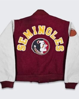 Florida State Seminoles Varsity Burgundy and White Jacket
