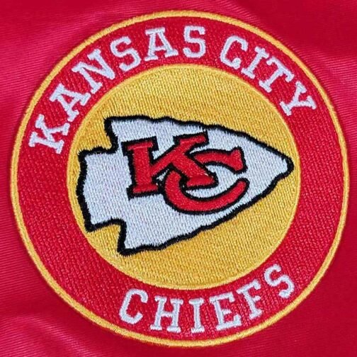 80’s Kansas City Chiefs Red Bomber Jacket - Image 4